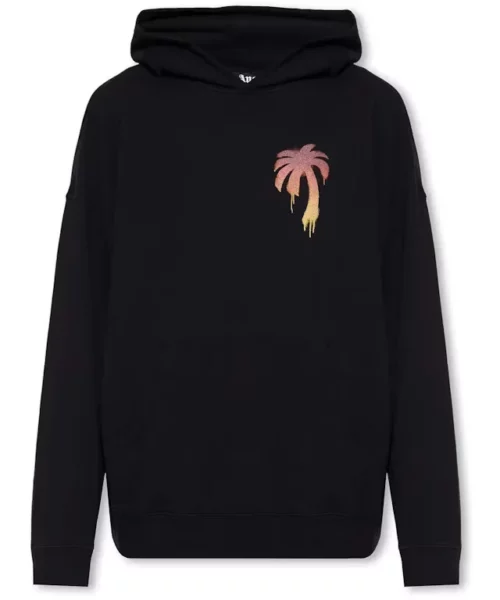 Palm Angels I Love PA Black Hoodie