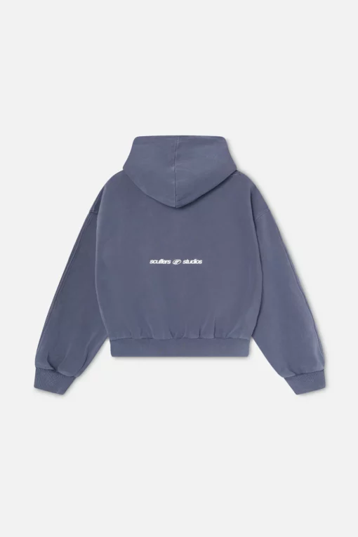 Scuffers Navy Blue Hoodie - Image 2