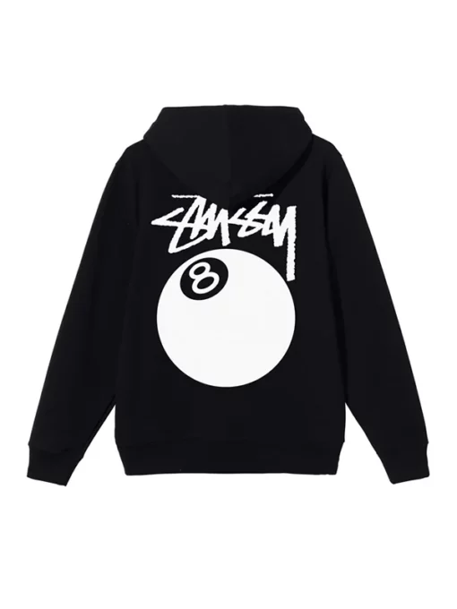 Stussy 8 Ball Hoodie Black