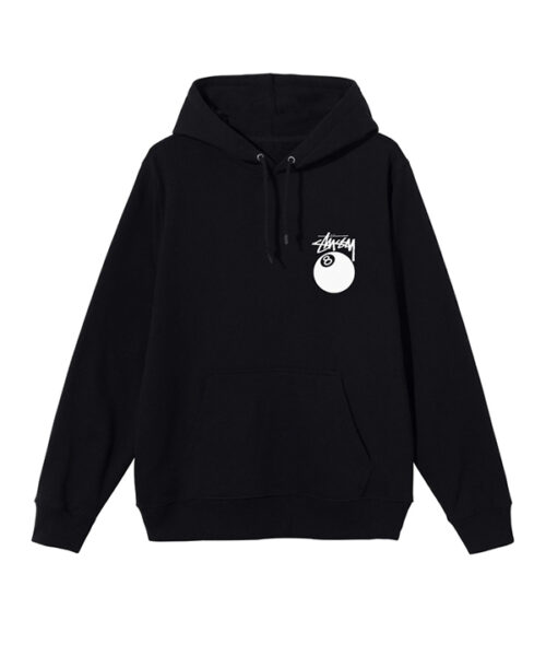 Stussy 8 Ball Hoodie Black
