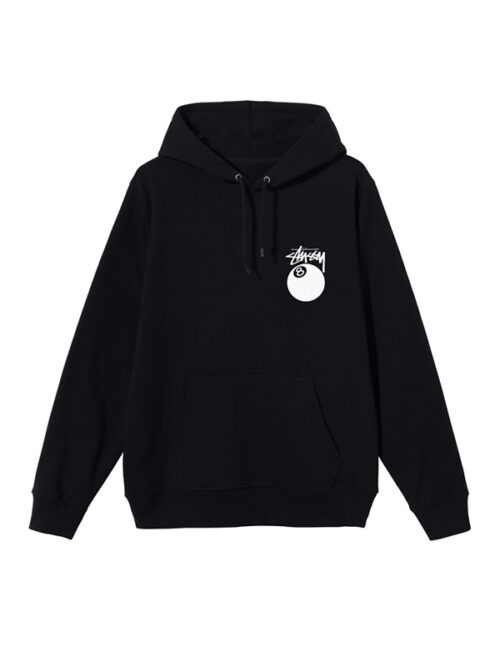Stussy 8 Ball Hoodie Black