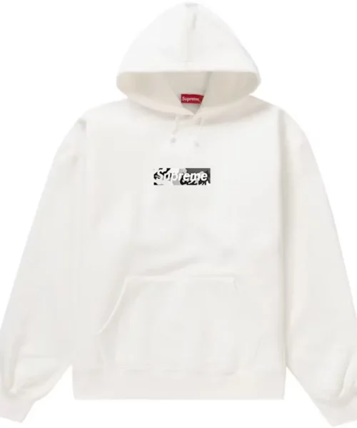 Supreme Miami Box Logo White Sweatshirt