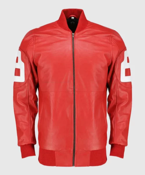 8 Ball Leather Varsity Jacket