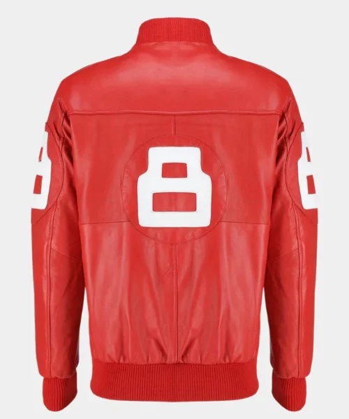 8 Ball Leather Varsity Jacket