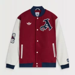 Arsenal Adidas 24/25 Bomber Varsity Wool Jacket