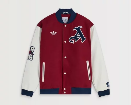Arsenal Adidas 24/25 Bomber Varsity Wool Jacket