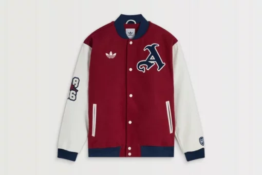 Arsenal Adidas 24/25 Bomber Varsity Wool Jacket
