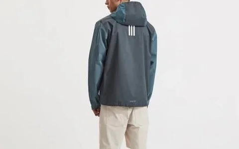 Arsenal Adidas Golf Hooded Blue Jacket