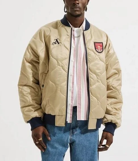 Arsenal Reversible Bomber Gold Jacket