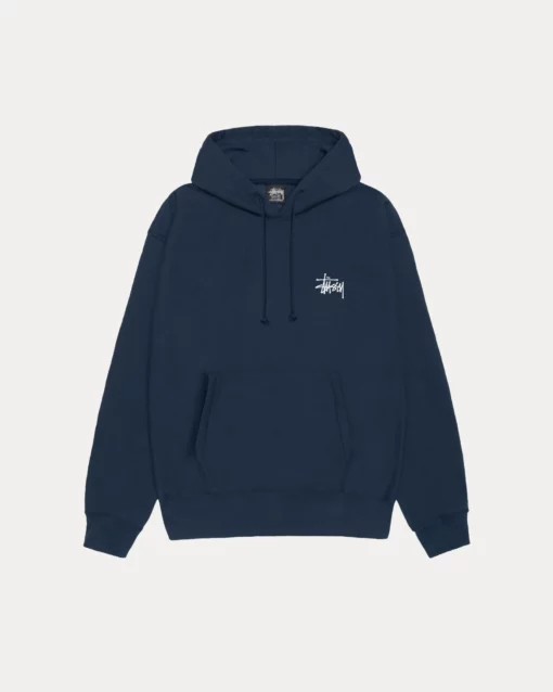 Basic Stussy Navy Hoodie