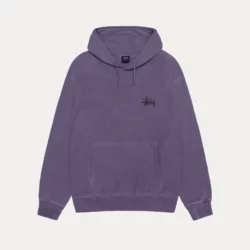 Basic Stussy Purple Hoodie