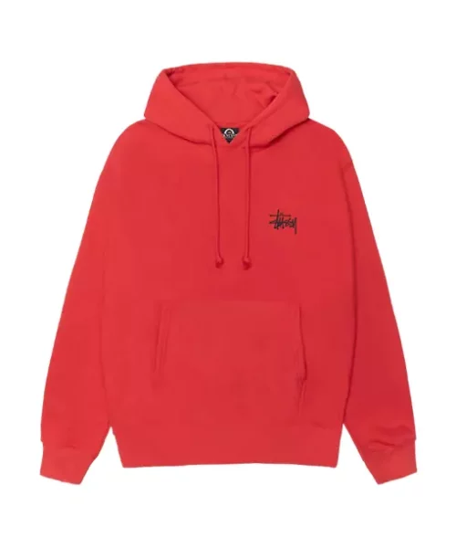 Basic Stussy Red Hoodie