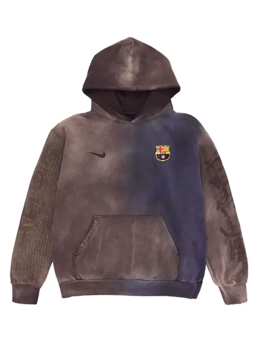 CJ FCB Spray Logo Dye Crest Hoodie