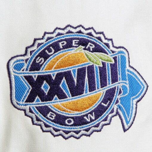 Dallas Cowboys Men’s Navy Commemorative Canvas Varsity Jacket