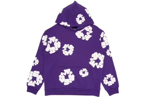 Denim Tears Cotton Wreath Hoodie Purple