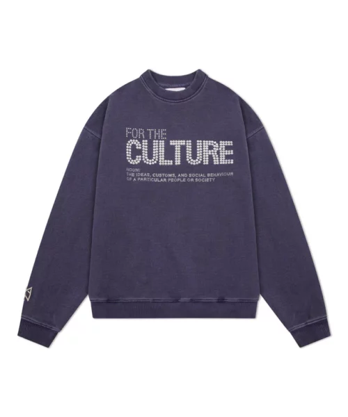 For The Culture Crystal Navy Sweatshirt