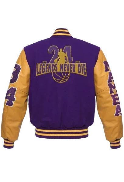 Los Angeles Lakers Kobe Bryant Bomber Varsity Jacket