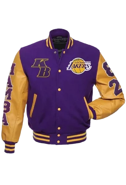 Los Angeles Lakers Kobe Bryant Bomber Varsity Jacket