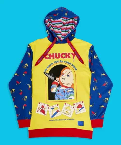 Loungefly Universal Child's Play Chucky Hooded Sweatshirt