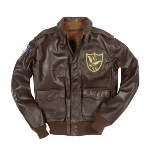 Mens A-2 Fighter Bomber Leather Jacket