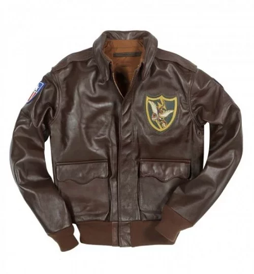 Mens A-2 Fighter Bomber Leather Jacket