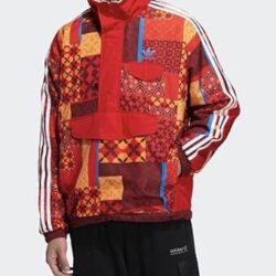 Men’s Adidas Lunar New Year Allover Print Reversible Jacket