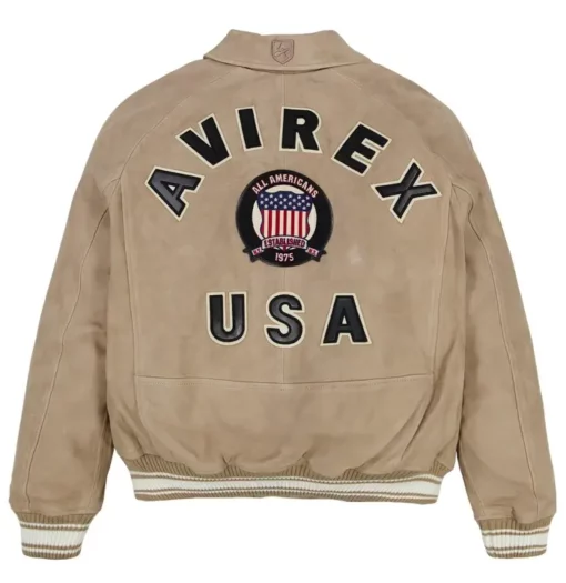 Men's Avirex Limited Edition Suede Icon Jacket - Image 2