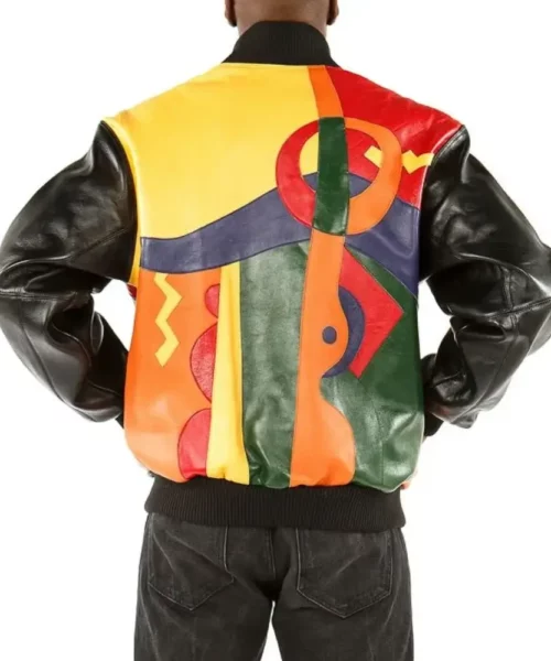 Men’s Pelle Pelle Picasso Plush Bomber Real Leather Jacket