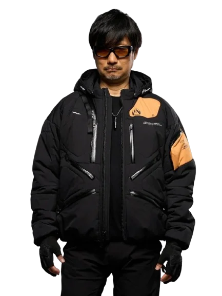 Men's kojima's Death Stranding 2 Black Jacket