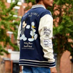 Mickey Mouse and Donald Duck Disneyland Varsity Jacket