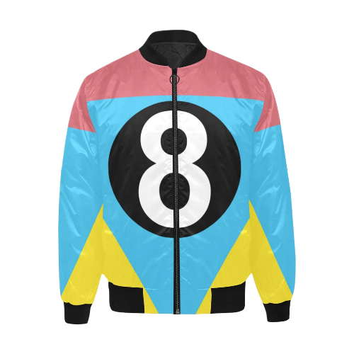 Multi Color 8 Ball Satin Jacket