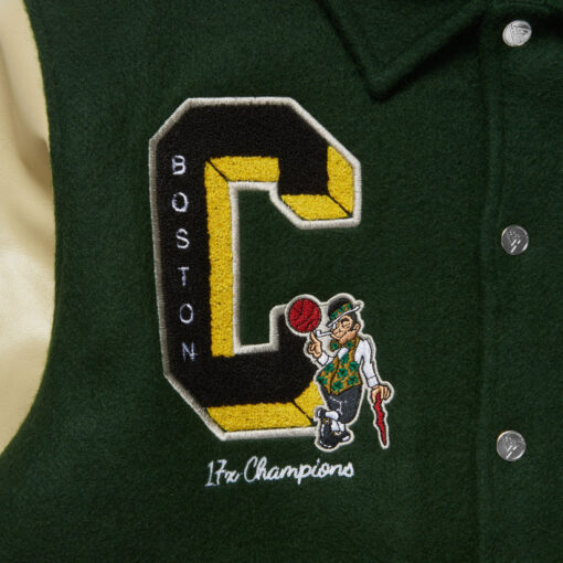 NBA Boston Celtics Varsity Jacket Green
