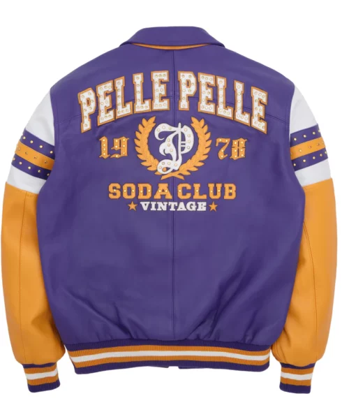 Pelle Pelle Arches Purple Leather Jacket
