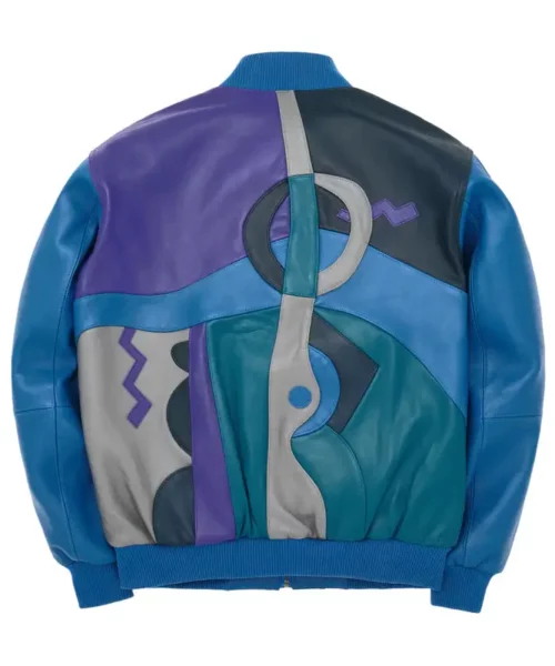 Pelle Pelle Picasso Plush Blue Leather Jacket