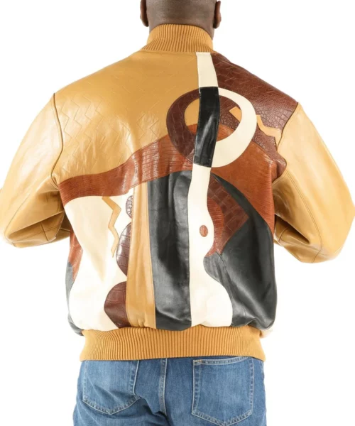 Pelle Pelle Picasso Plush Brown Bomber Leather Jacket