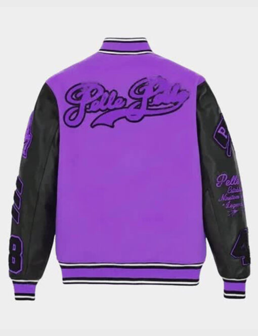 Pelle Pelle Purple Varsity Jacket - Image 2