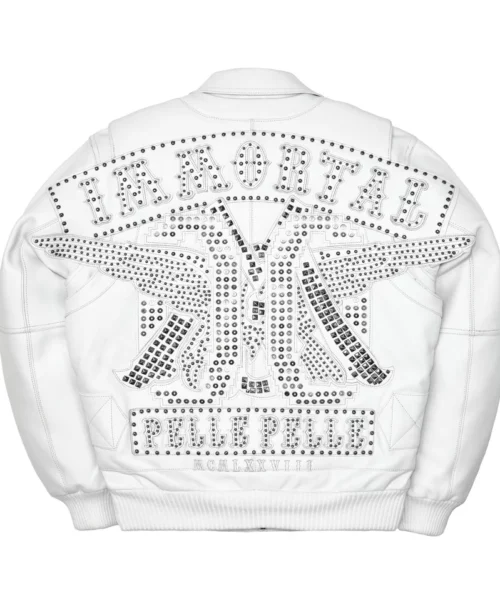 Pelle Pelle x Opium Immortal Rodeo White Leather Jacket