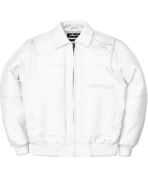 Pelle Pelle x Opium Immortal Rodeo White Leather Jacket