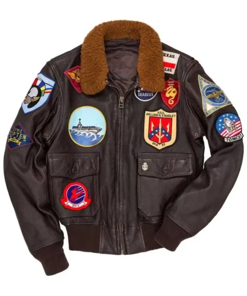 Top Gun G-1 Antique Bison Leather Jacket