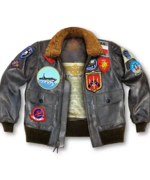 Top Gun G-1 Antique Lambskin Genuine Leather Jacket