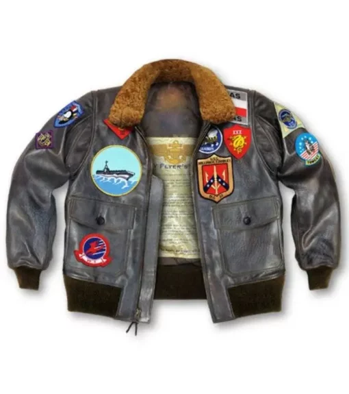 Top Gun G-1 Antique Lambskin Genuine Leather Jacket