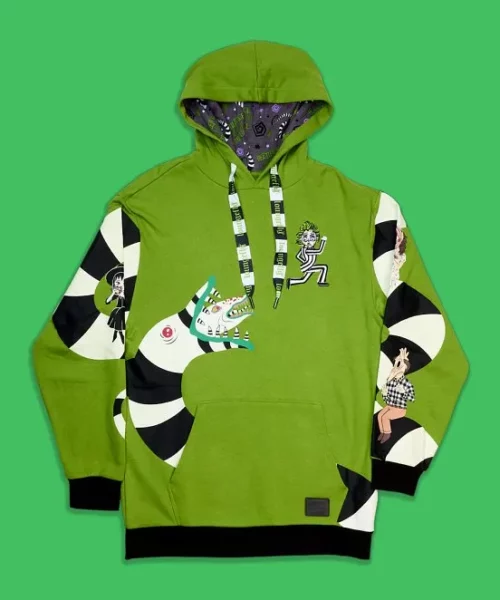 Unisex Loungefly Beetlejuice Green Hoodie