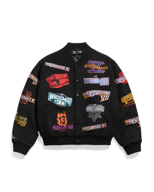 WWE WrestleMania 1-21 Bomber Jacket