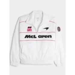 Hollister McLaren White Jacket
