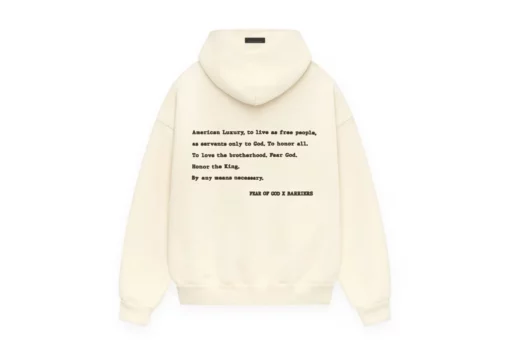 Men's Barriers x Fear Of God Cream Hoodie - Image 2