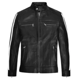 Men's Leon Kennedy Resident Evil Vendetta Black Jacket