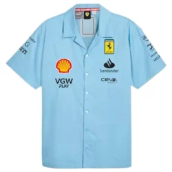 Men's Scuderia Ferrari Team Miami Shirt Blue